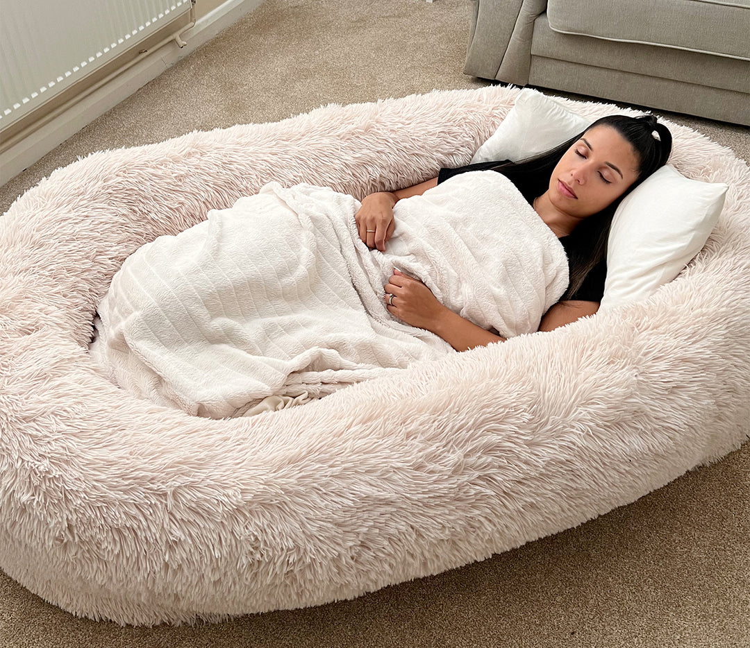 Dog bed that connects to human bed best sale